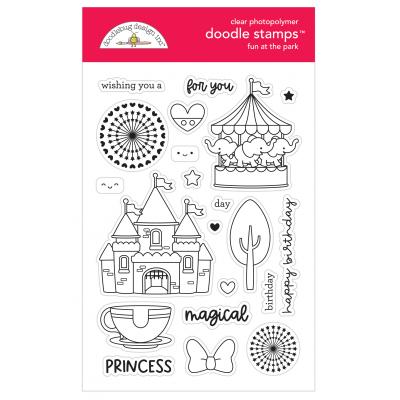 Doodlebug Fun At The Park Clear Stamps - Fun At The Park